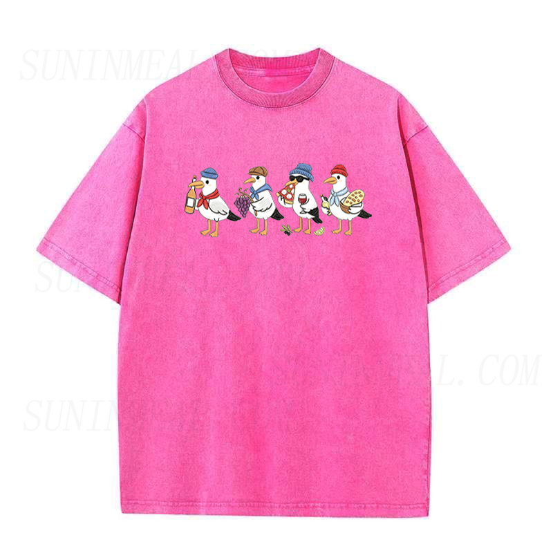 Seagulls Love Wine & Dine Unisex Tee