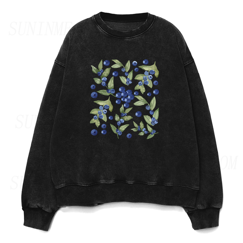 blueberry Summer fruits Unisex Crewneck Sweatshirt