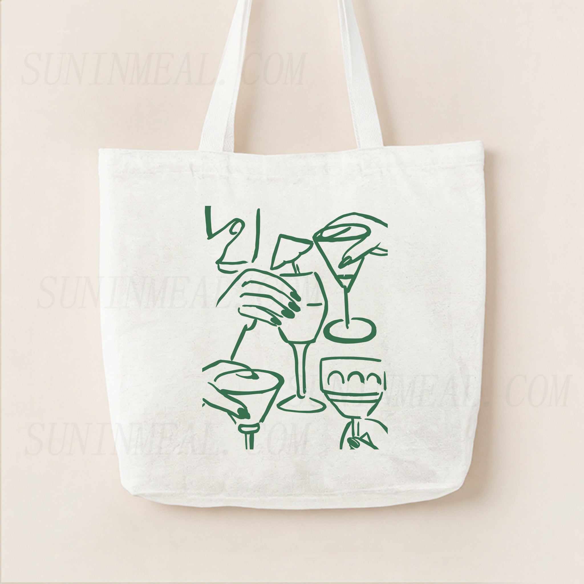 Cheers Canvas Tote Bag