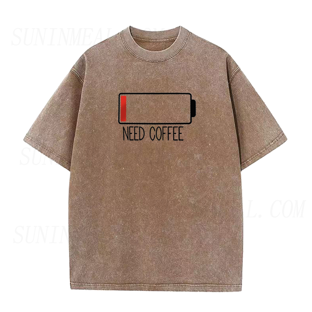 Need Coffee Battery Unisex Tee