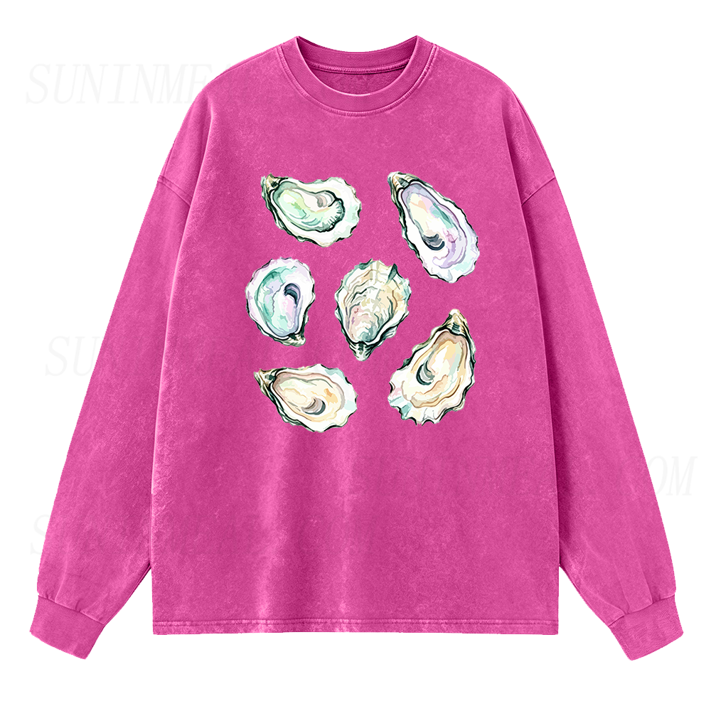 Oyster Shell Long Sleeve Unisex Tee