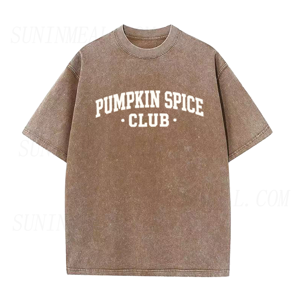 Retro Pumpkin Spice Club Graphic Unisex Tee