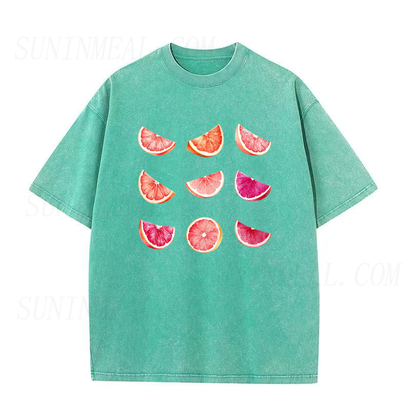 Watercolor Grapefruit Slices Unisex Tee