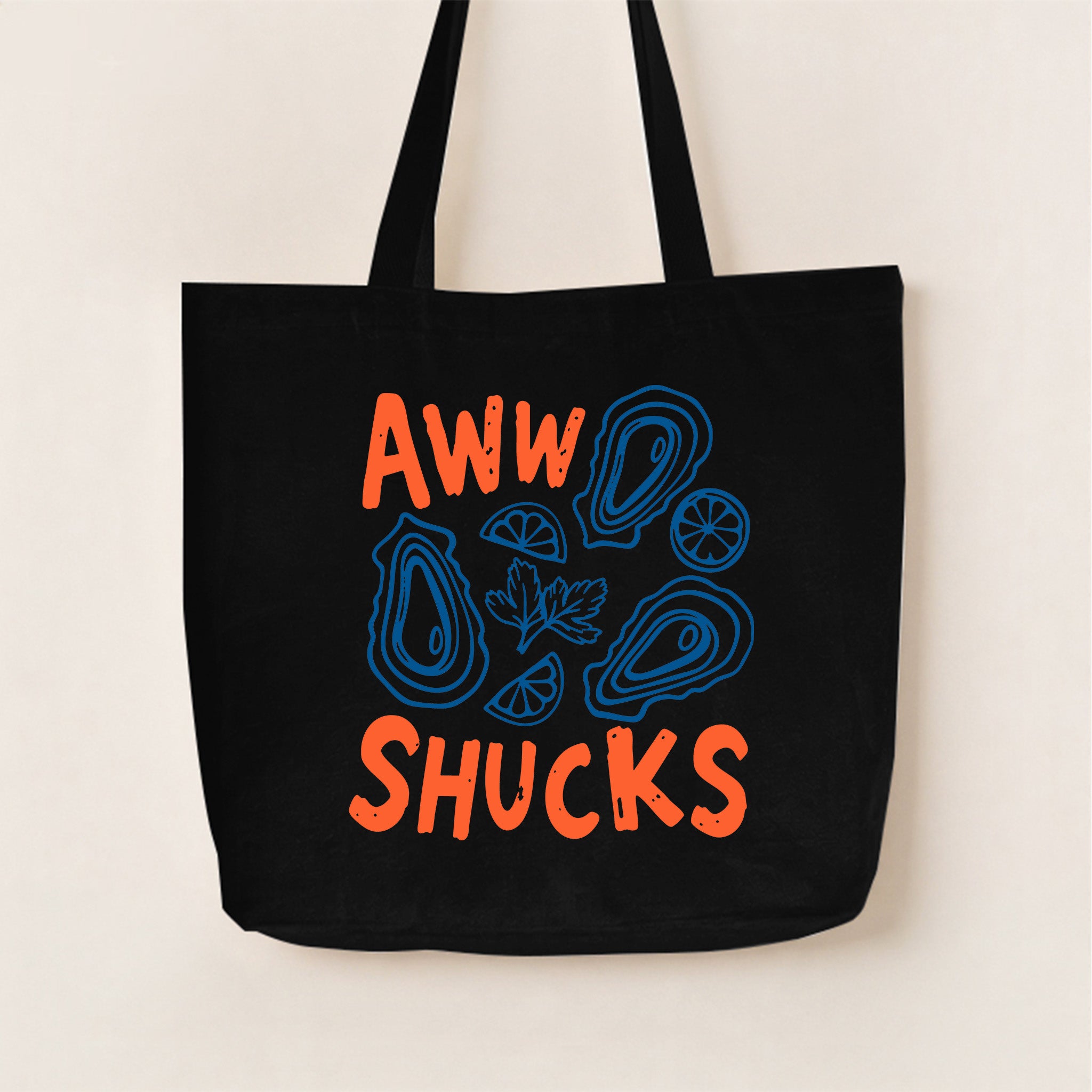 Aww Shucks Oyster Canvas Tote Bag