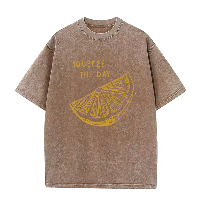 Squeeze the Day lemon Unisex Tee