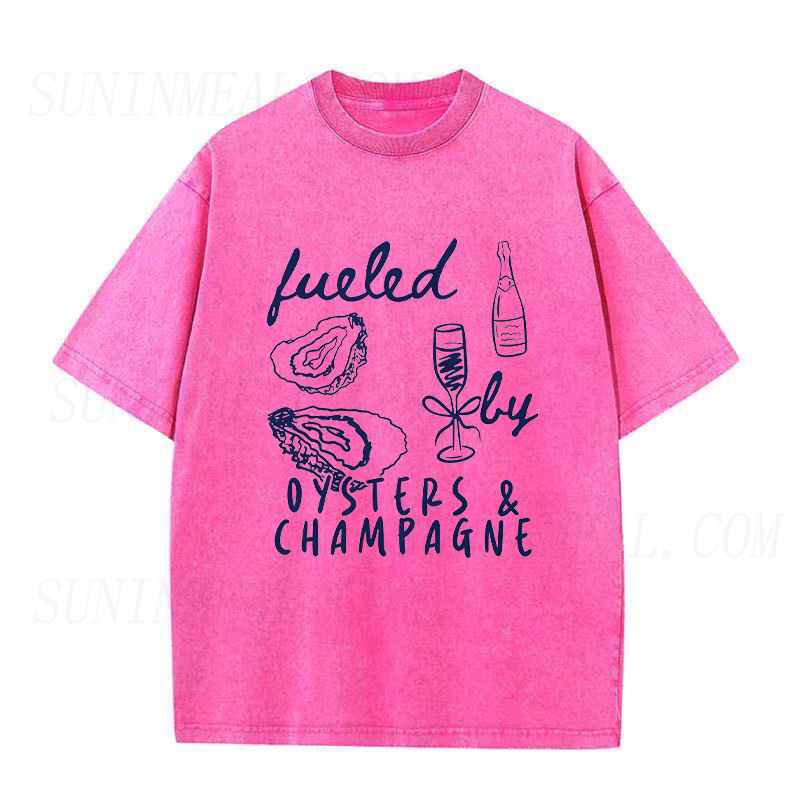 Fueled By Oysters & Champagne Unisex Tee