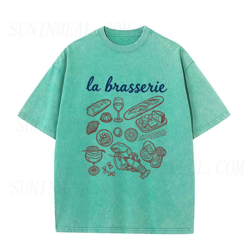 La Brasserie French Food Unisex Tee
