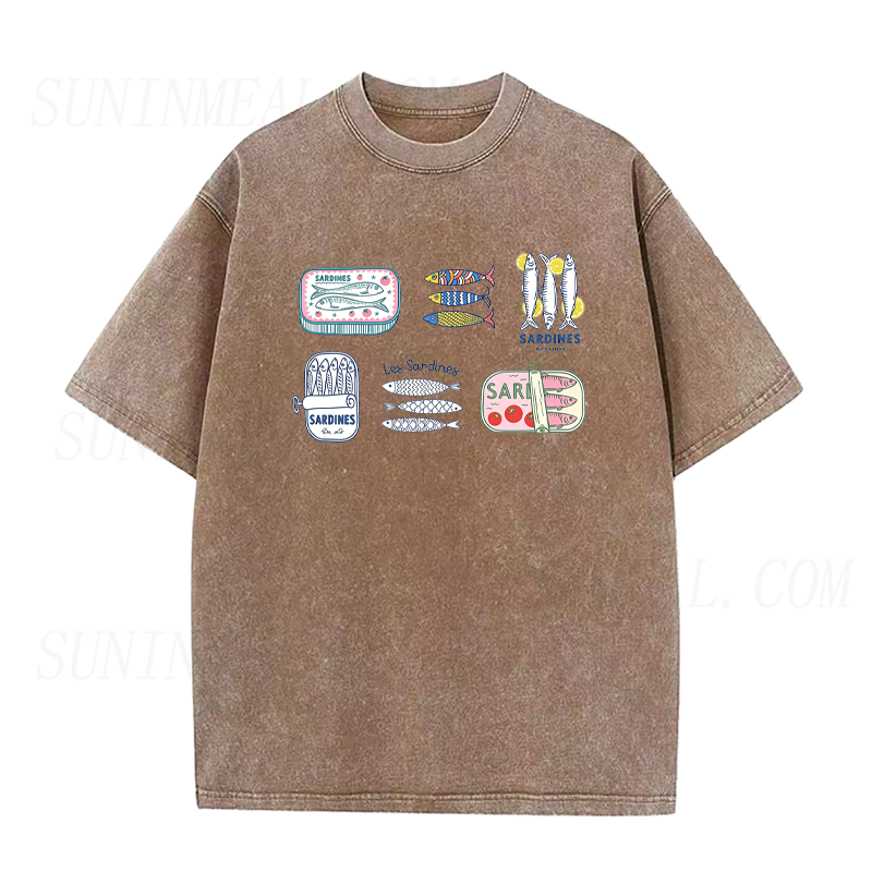 Retro Les Sardines Unisex Tee