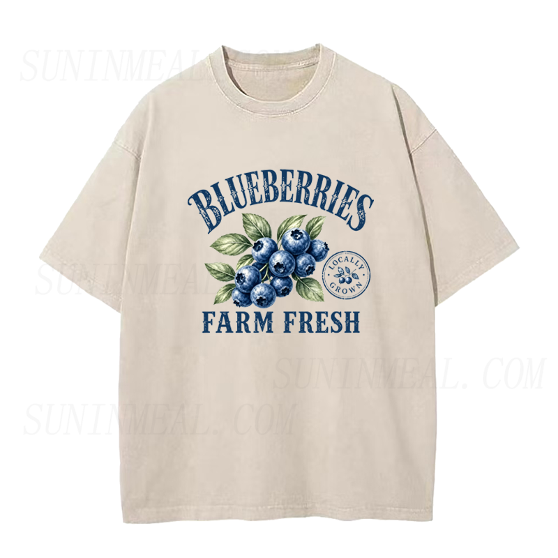 Blueberries Farm Fresh Unisex Tee