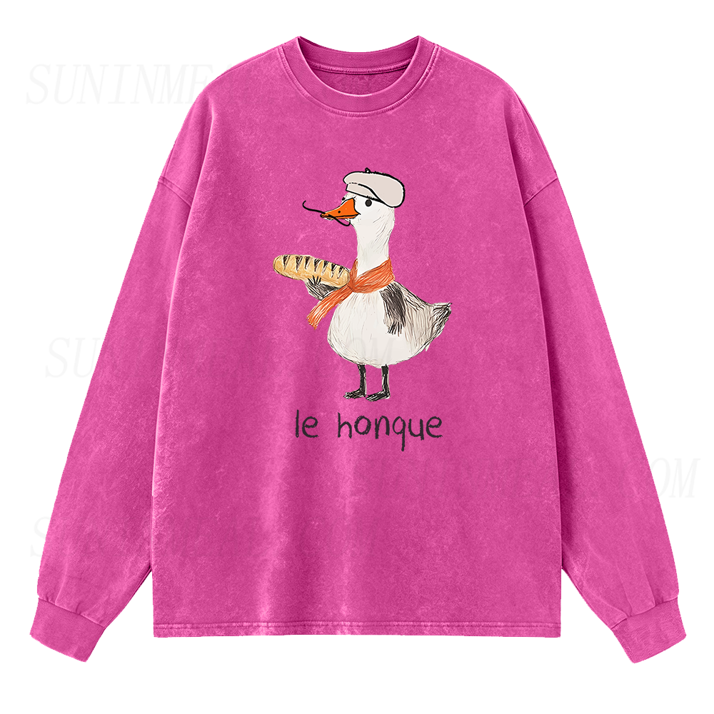 French Goose Long Sleeve Unisex Tee