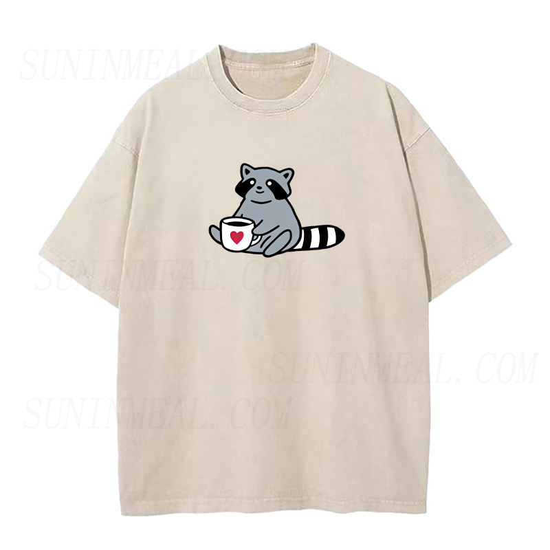 Raccoon Coffee Unisex Tee