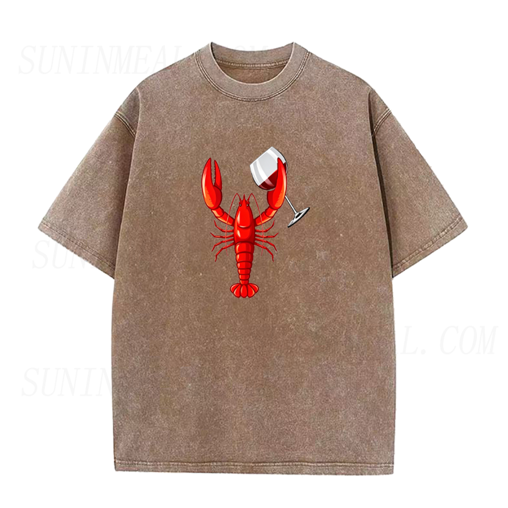 Lobster and Wine Unisex Tee