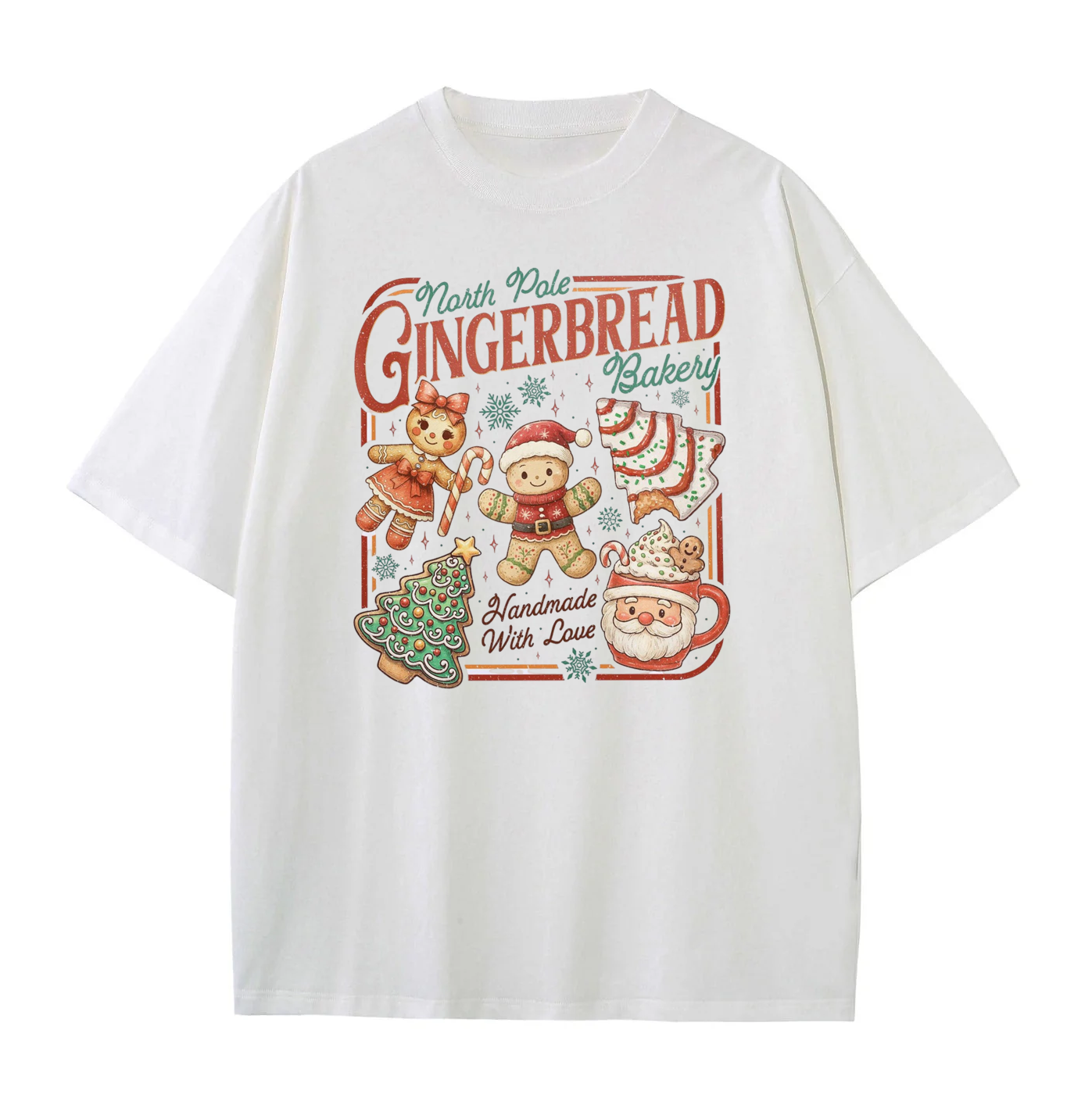 North Pole Gingerbread Unisex T-shirt