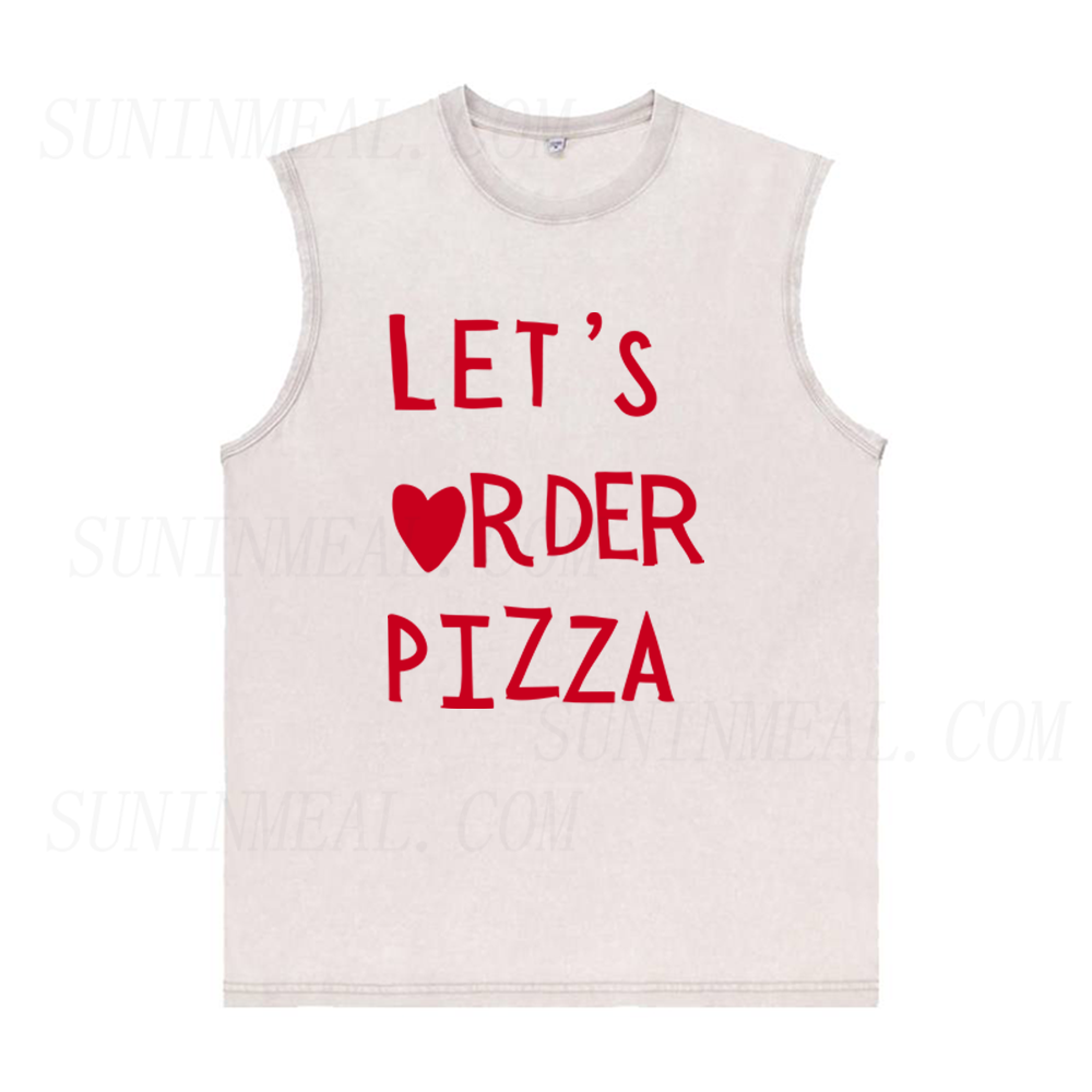 Let's Order Pizza Unisex Tank Top