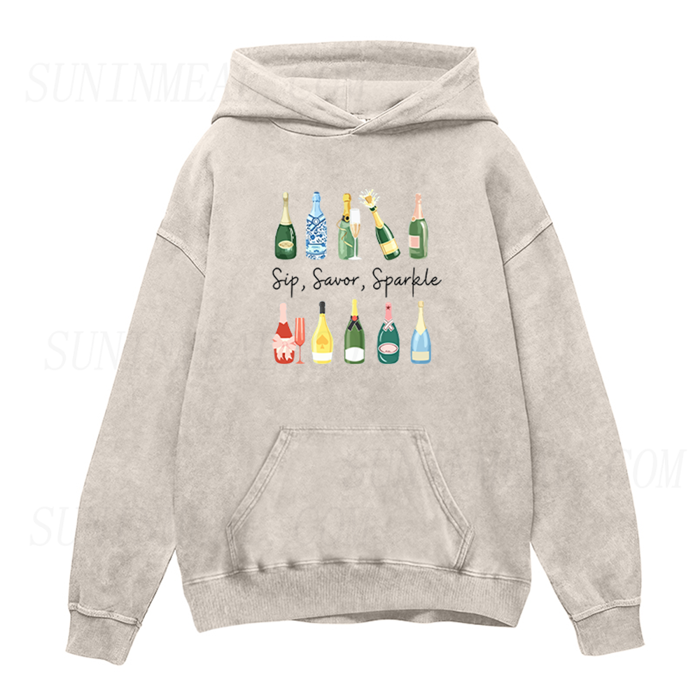 Champagne Bottles Unisex Hoodie