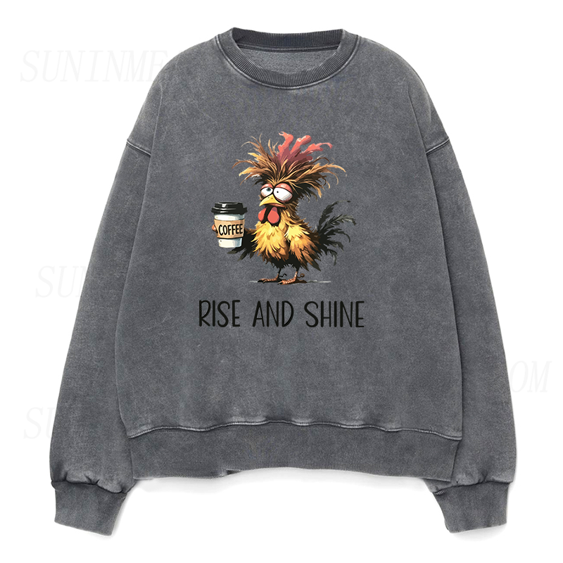 Rise and Shine Coffee Unisex Crewneck Sweatshirt