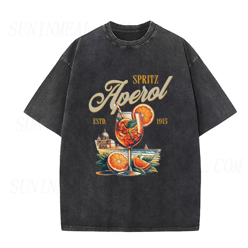 Aperol Cocktail Italian Spritz Unisex Tee