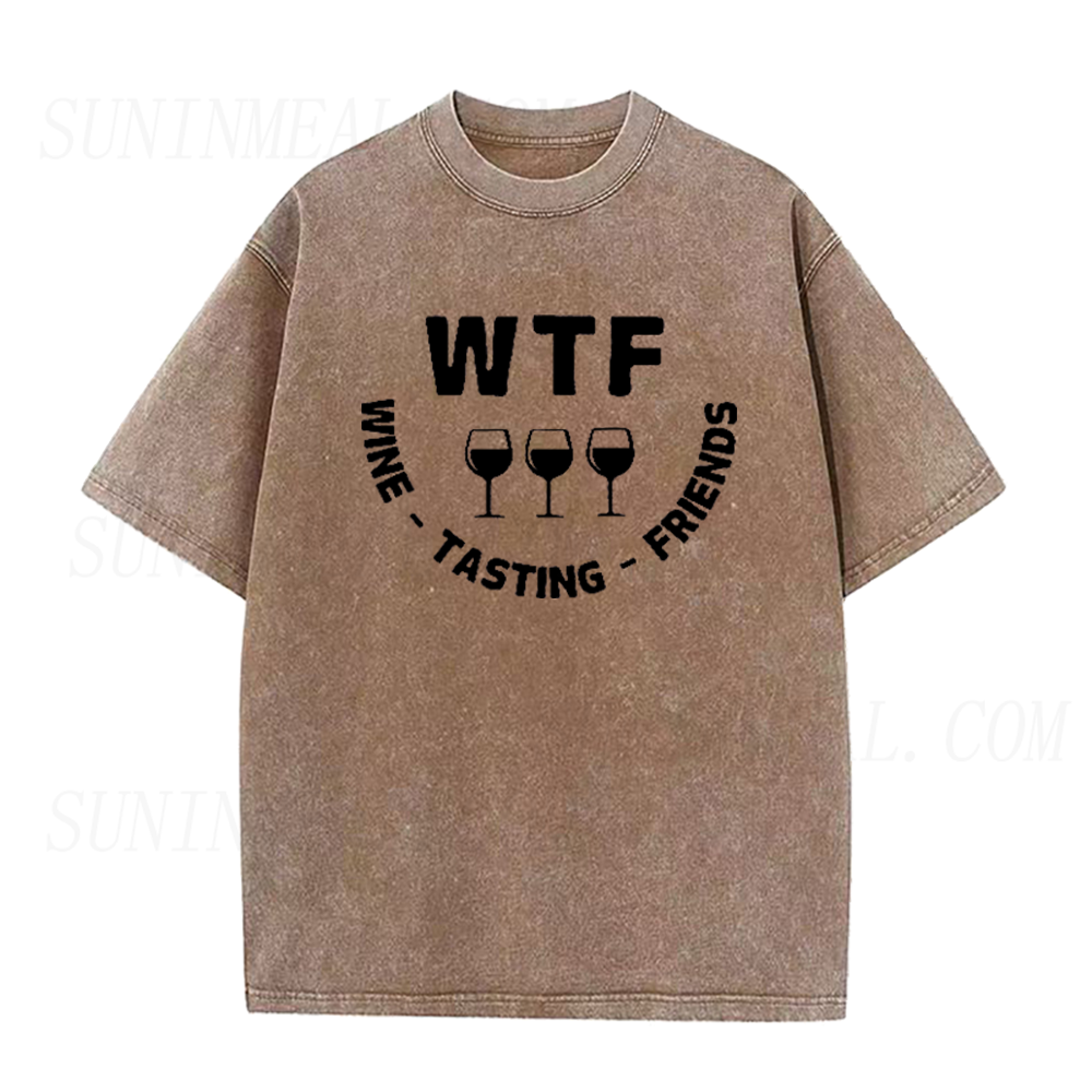 WTF Wine Tasting Friends Unisex Tee