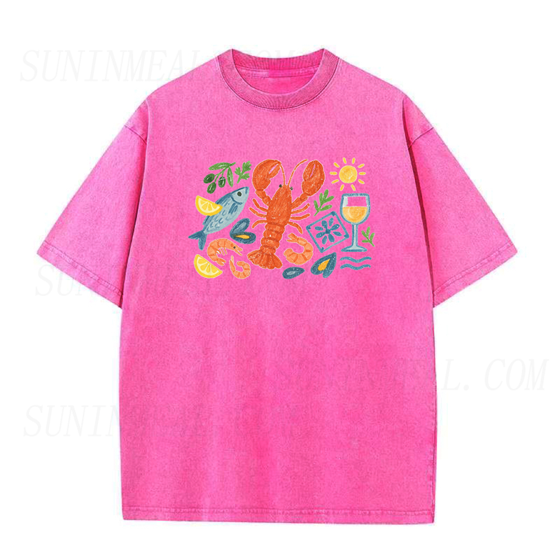 Italian Coastal Seafood Unisex Tee