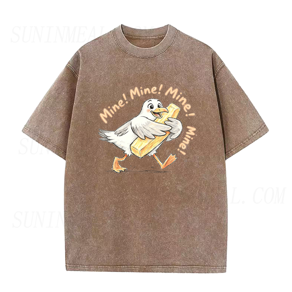 Mine Mine Mine Seagull & Fries Unisex Tee