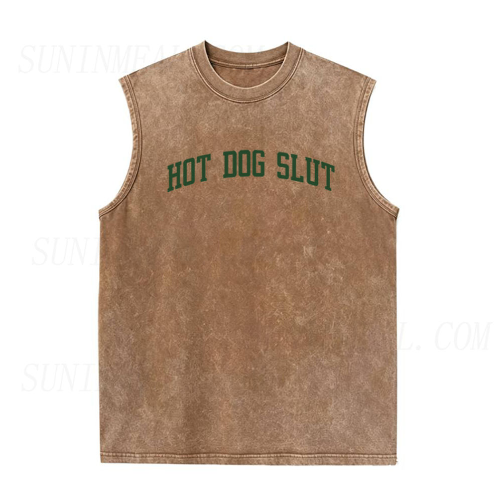 Hot Dog Slut Unisex Tank Top