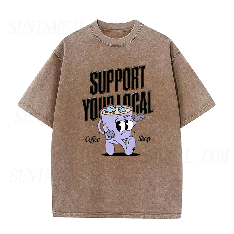 Support Your Local Coffee Shop Tee