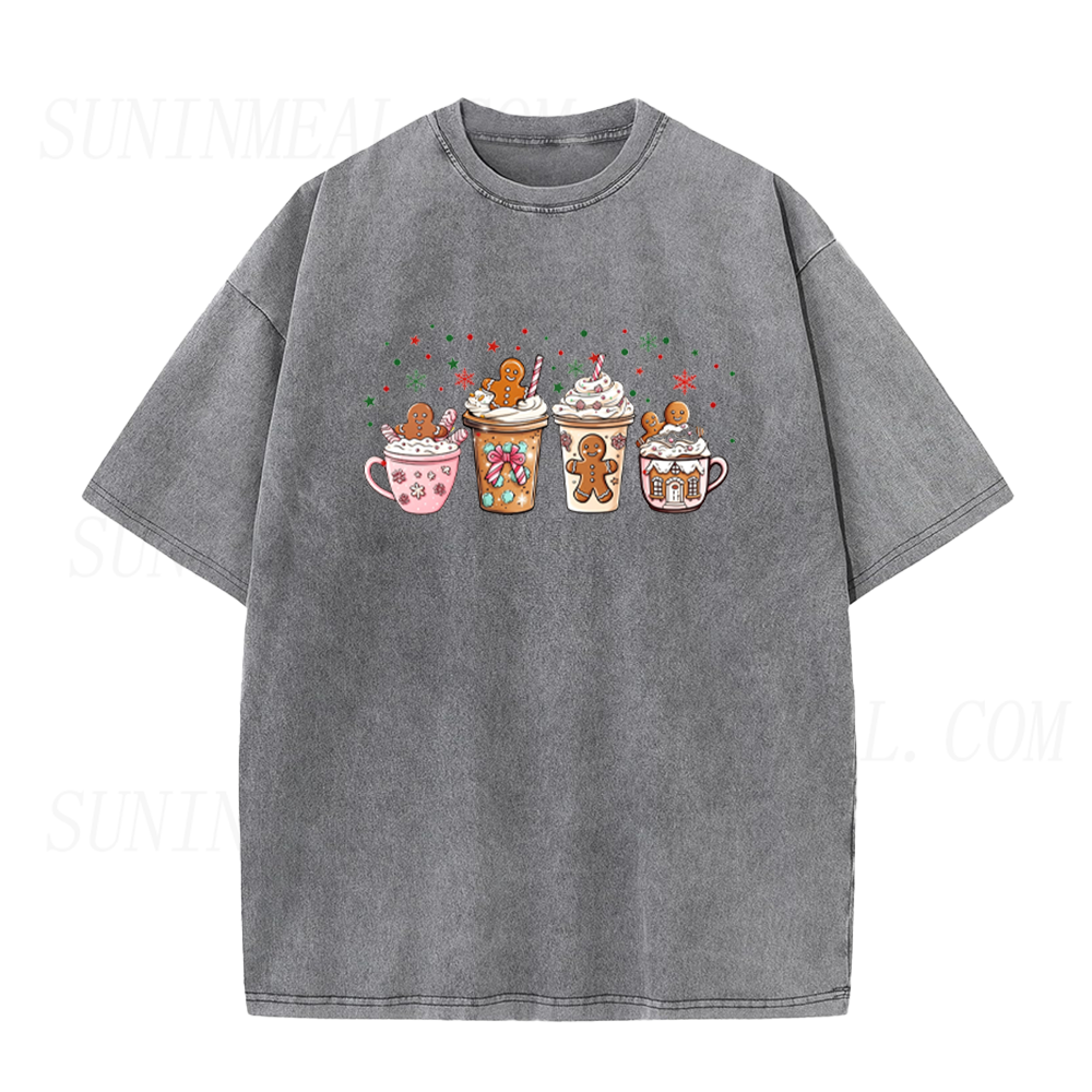 Gingerbread Christmas Coffee Unisex Tee
