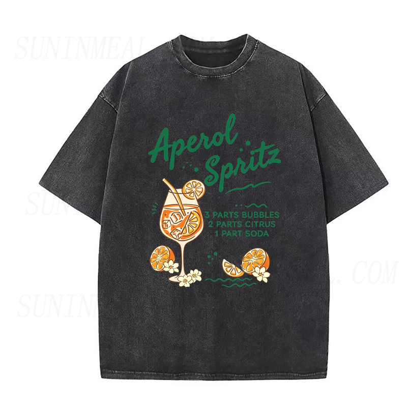 Retro Summer Aperol Spritz Recipe Unisex Tee