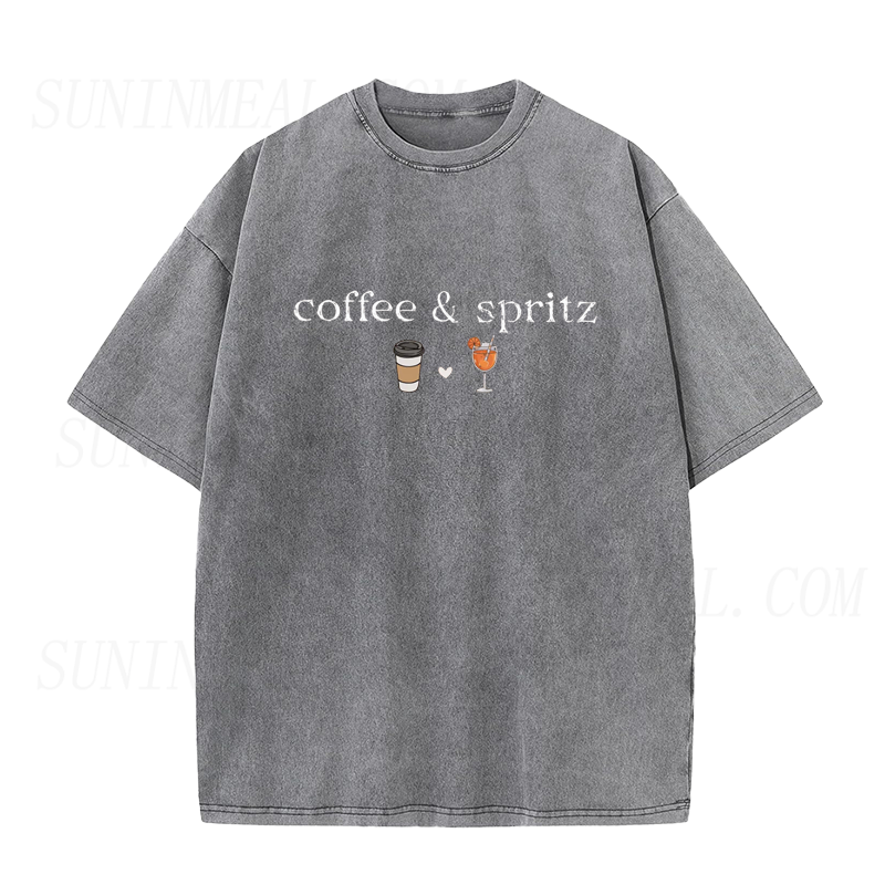 Coffee & Aperol Spritz Unisex Tee