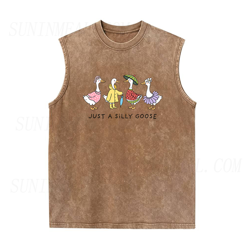 Just A Silly Goose Unisex Tank Top