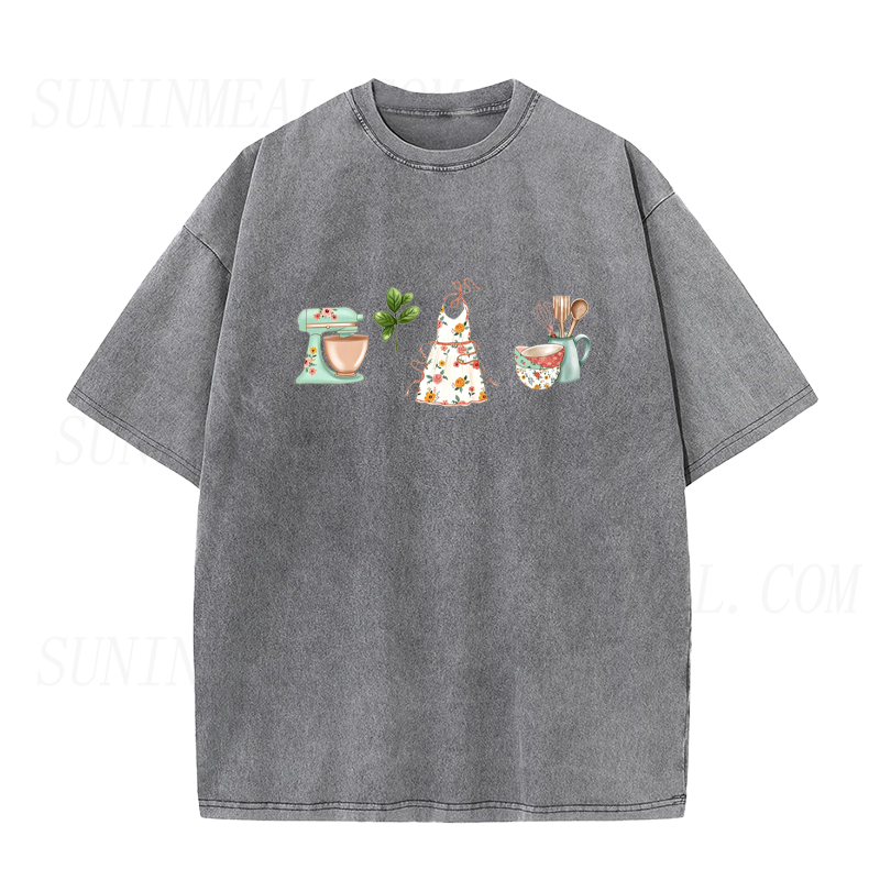 Floral Baking Unisex Tee