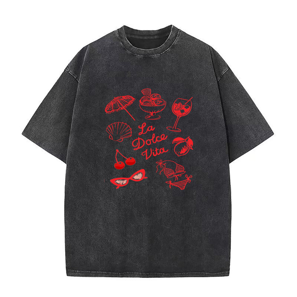 ラ・ドルチェ・ヴィータ ユニセックスTシャツ
