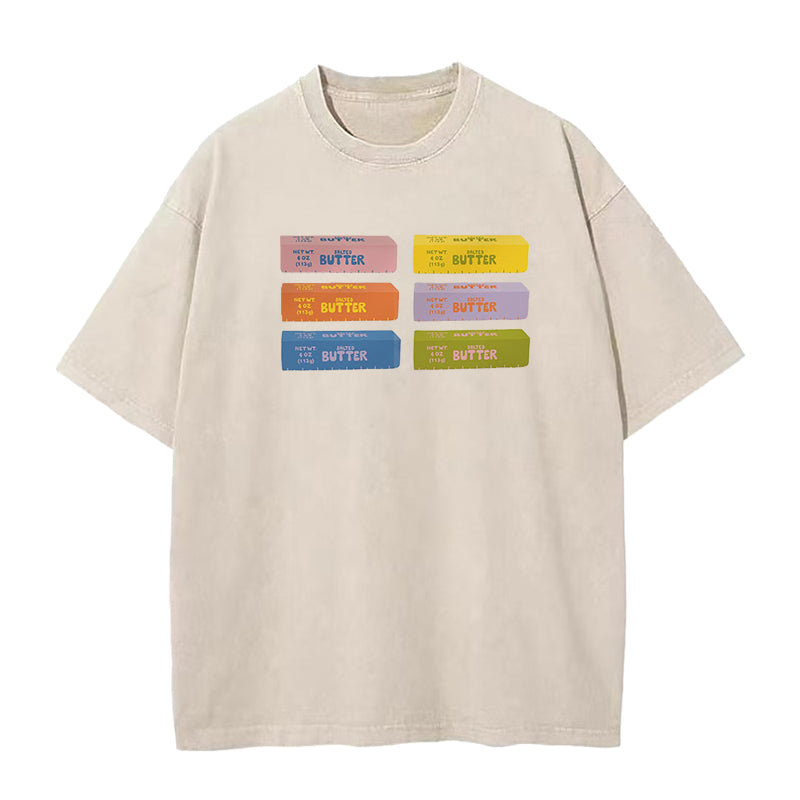 Colorful Butter Sticks Art Unisex Tee