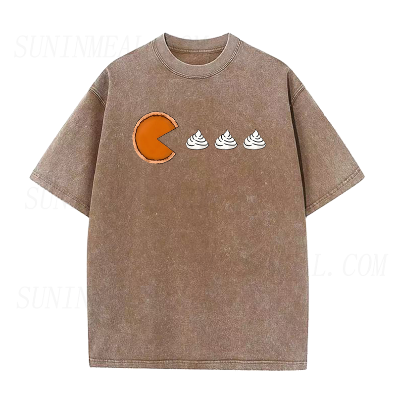 Pumpkin Pie Pac Man Unisex Tee