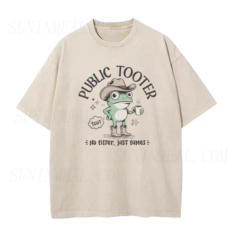 Public Tooter Frog Tee