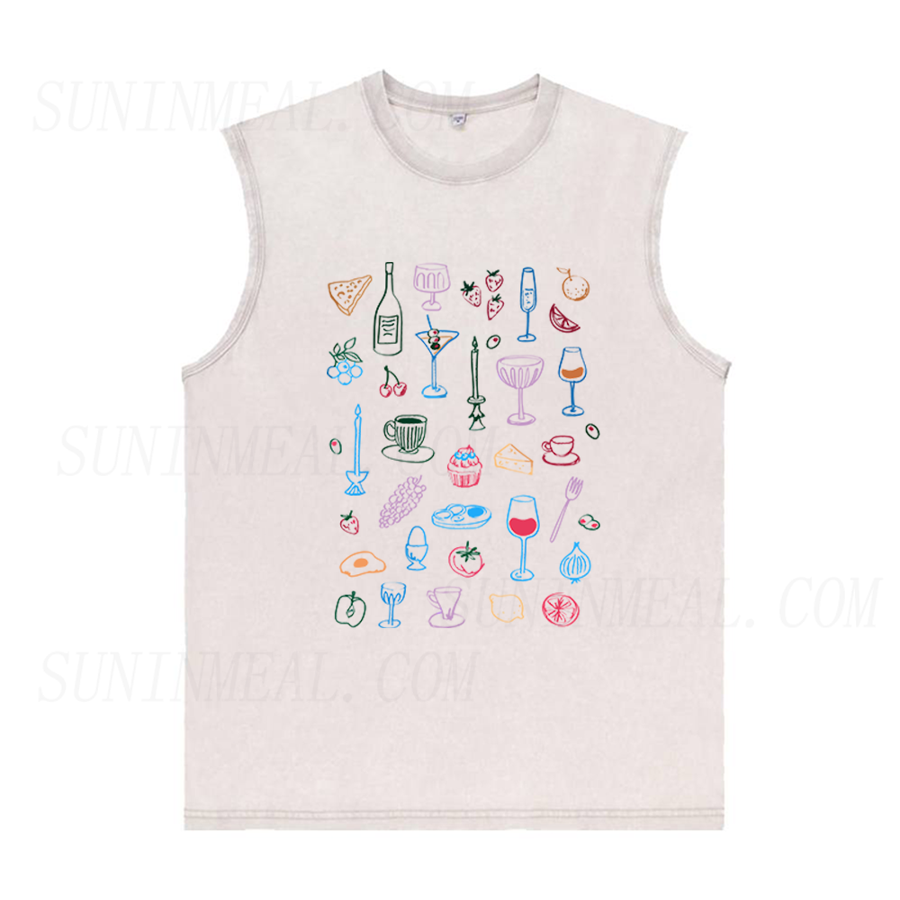 Wine &food Unisex Tank Top
