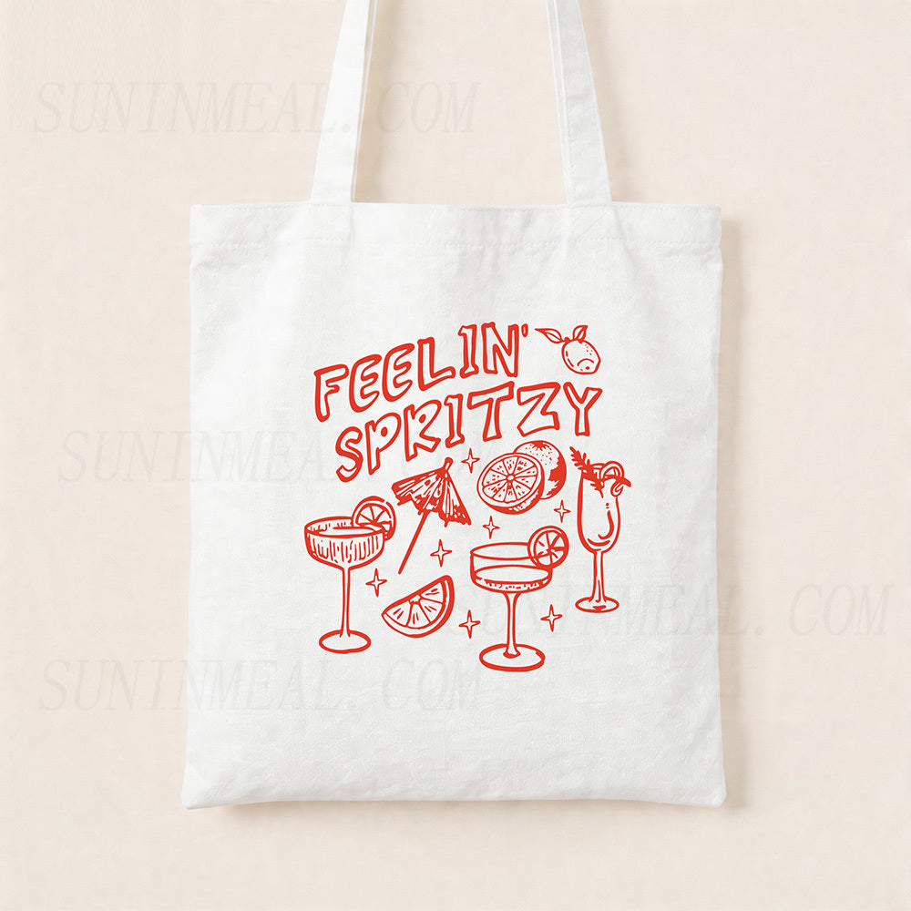 Feelin' Spritzy Canvas Tote Bag