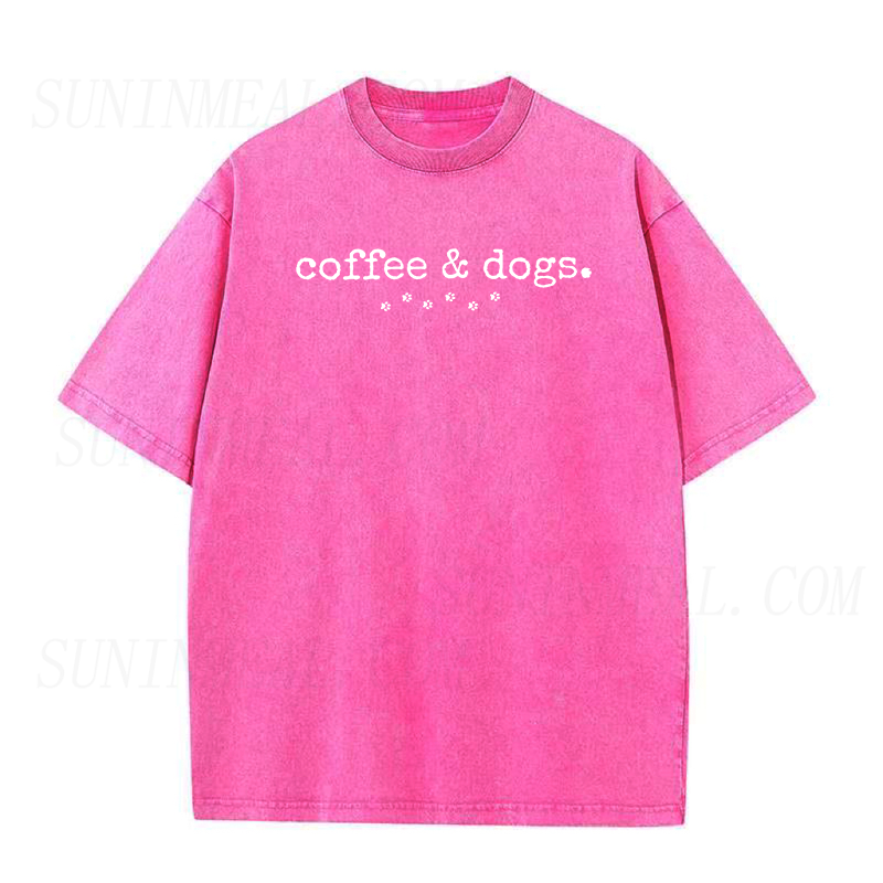 Coffee & Dogs Unisex Tee