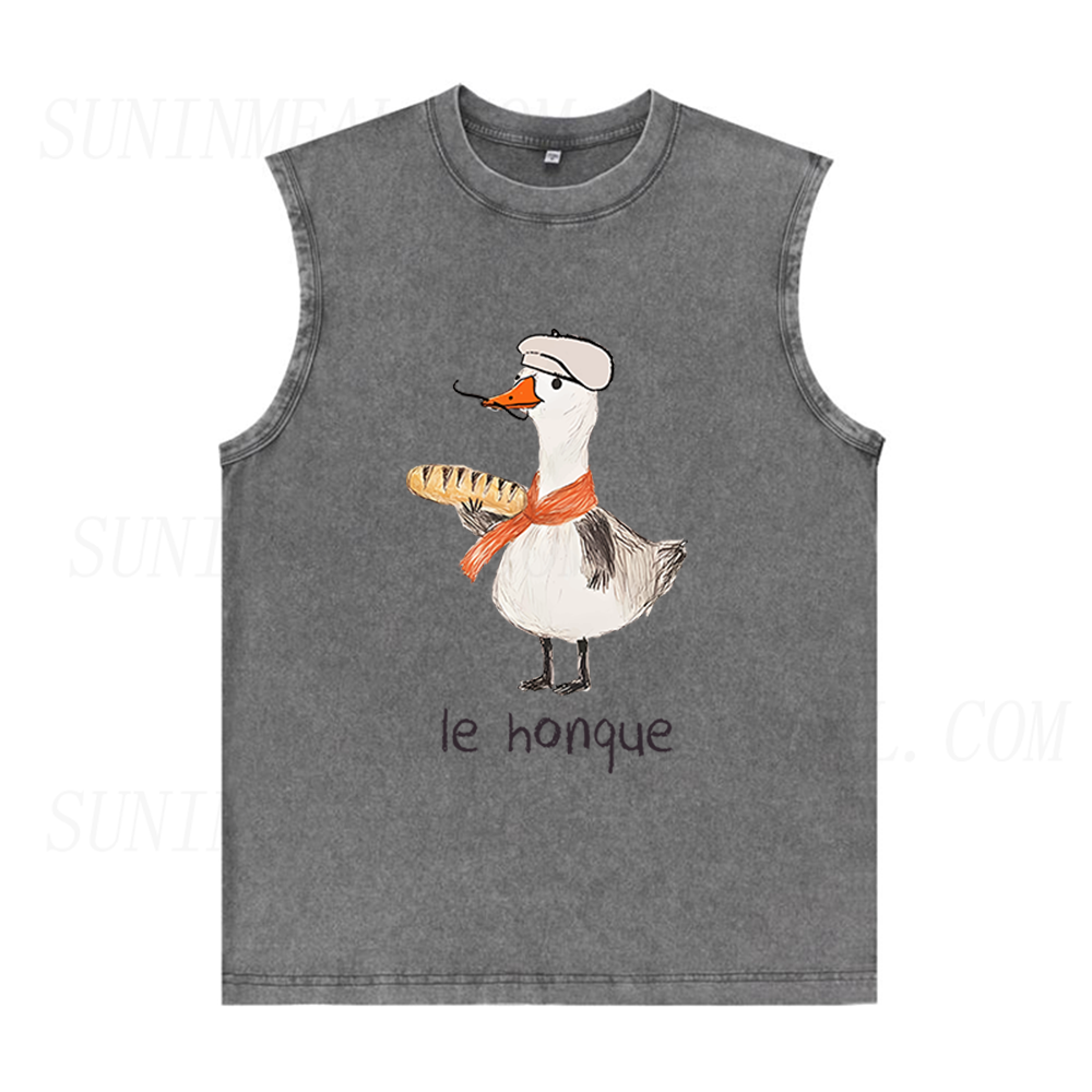 French Goose Unisex Tank Top