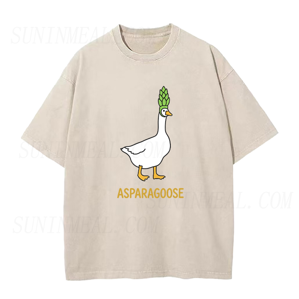 Funny Asparagus Asparagoose Goose Unisex Tee