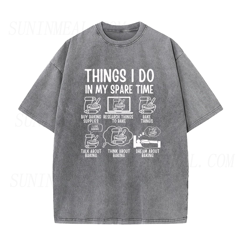 Things I Do Baking Unisex Tee