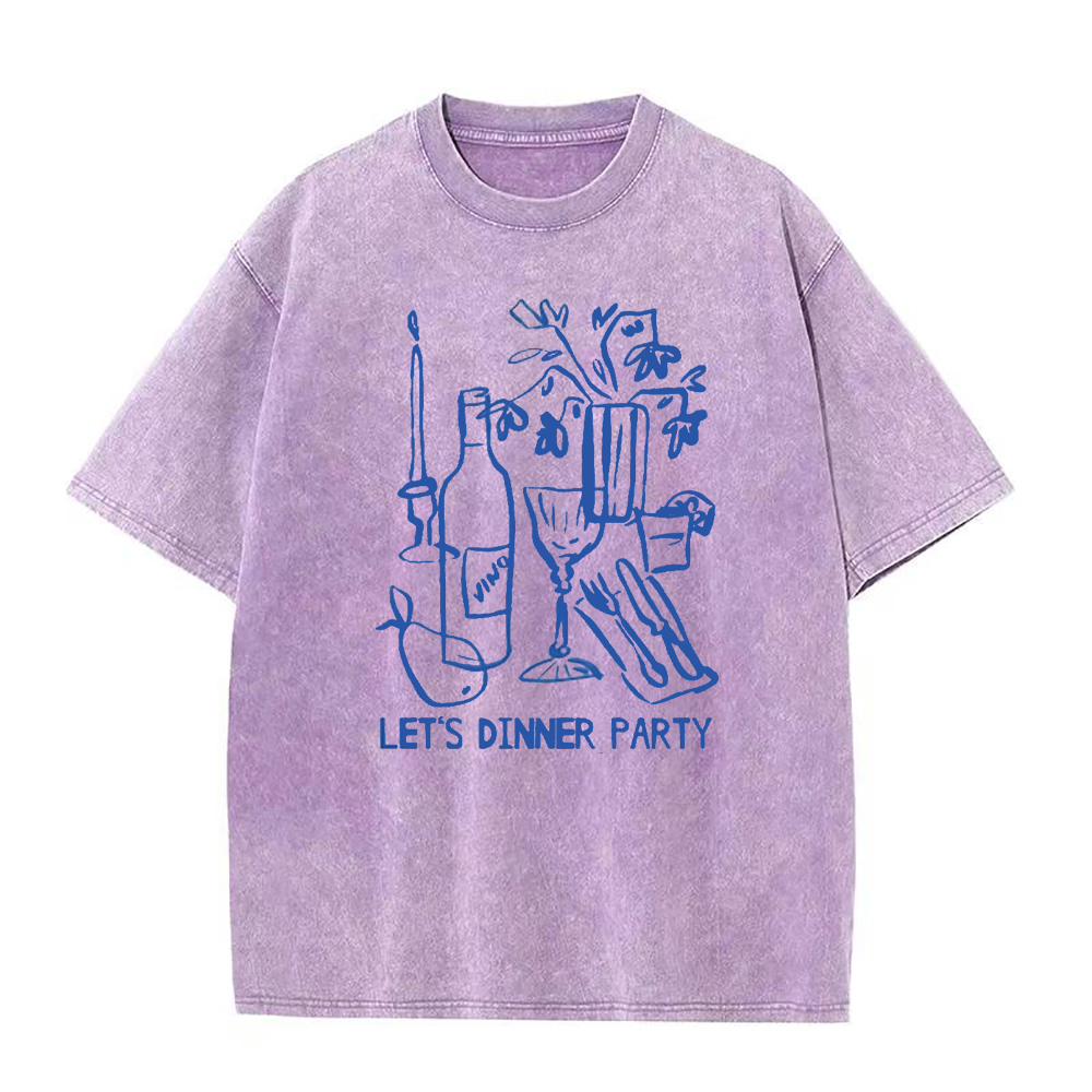 ディナーパーティーに行こう!ユニセックスTシャツ