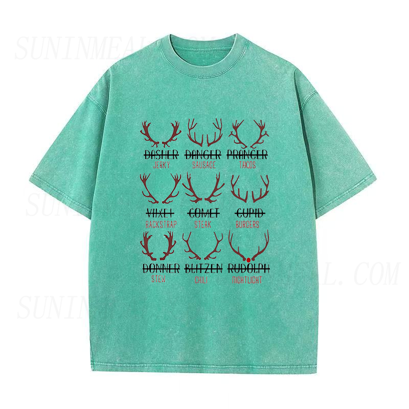Christmas Reindeer Hunter Unisex Tee