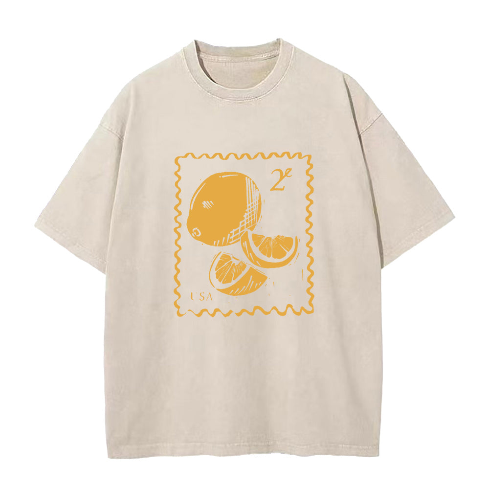 レモンスタンプ ユニセックスTシャツ