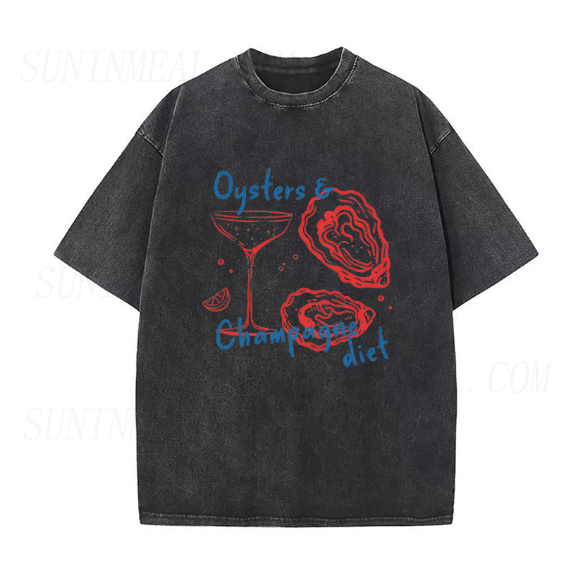 Oysters and Champagne Unisex Tee