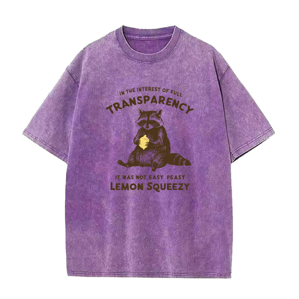 It Was Not Easy Peasy Lemon Squeezy Unisex Tee