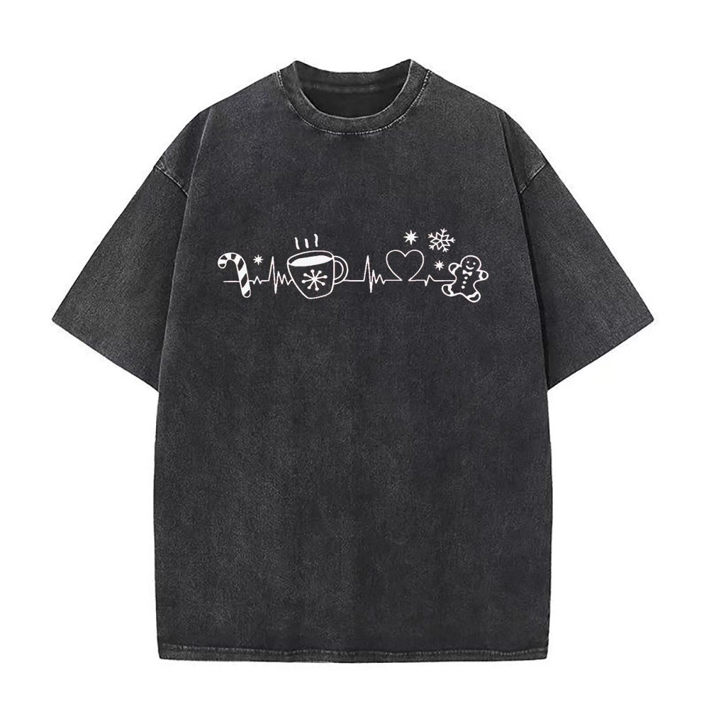 Christmas Heartbeat Unisex Tee