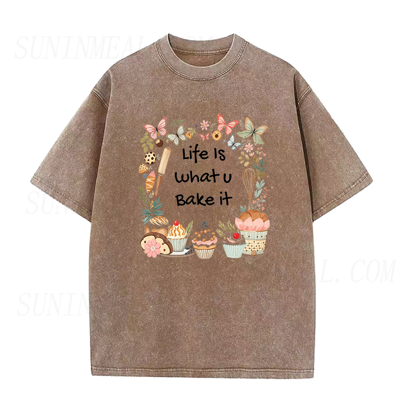 life is what u bake it Unisex Tee