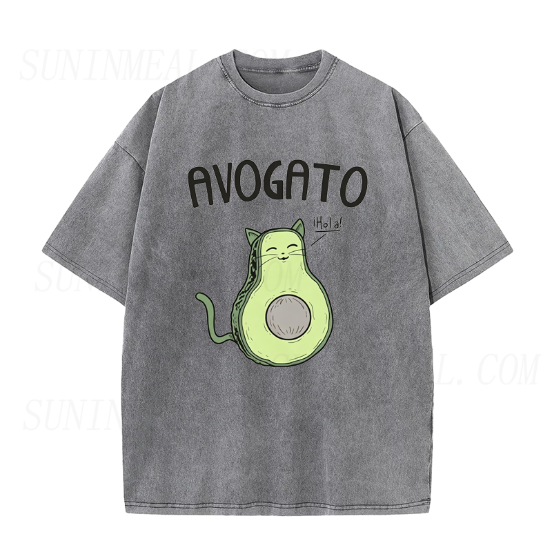 Avocado Cat Unisex Tee