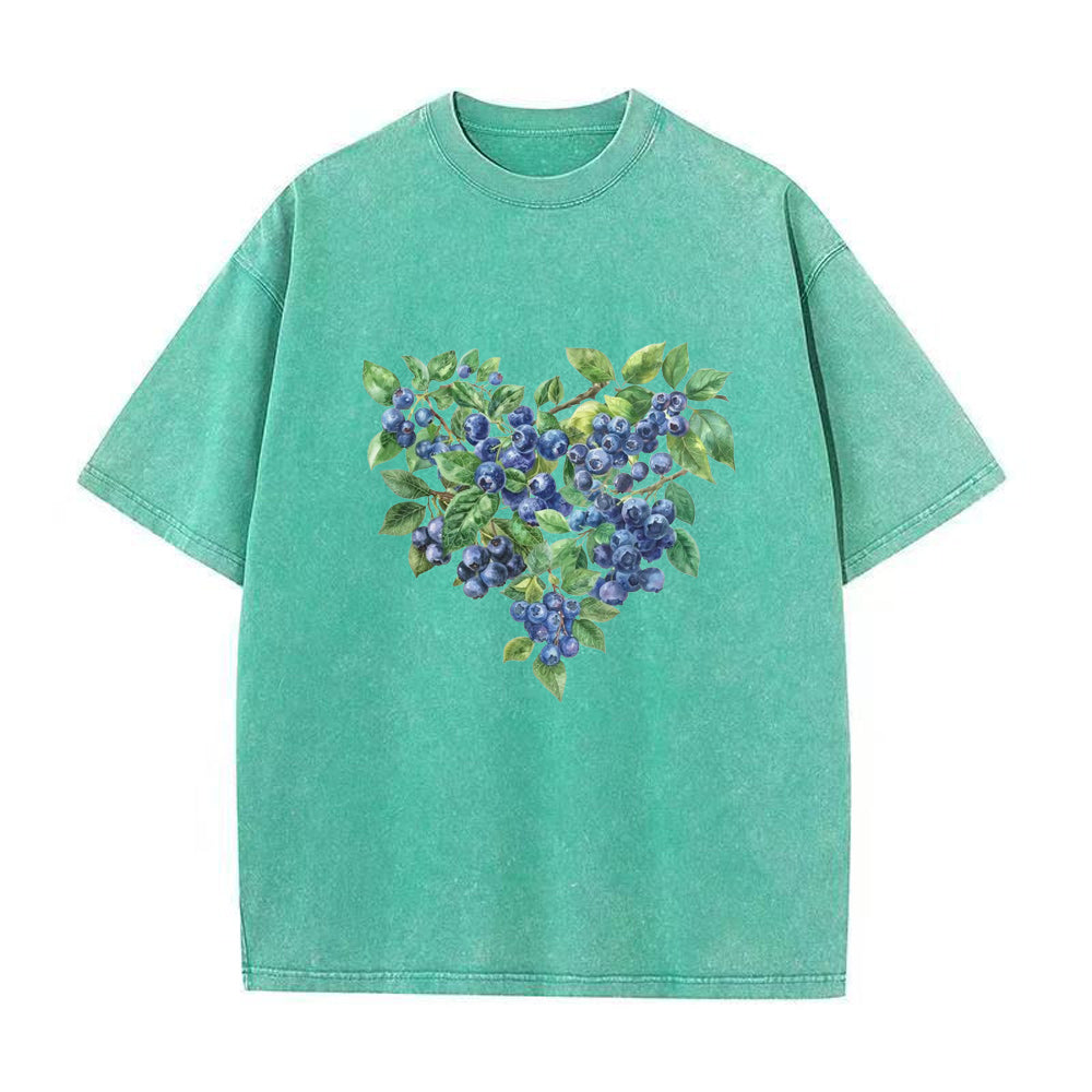 Blueberry heart Unisex Tee
